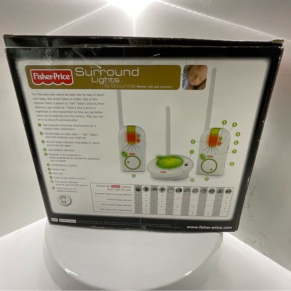 Fisher-Price Surround Sounds and Lights Dual Receivers monitor - Picture 5 of 6